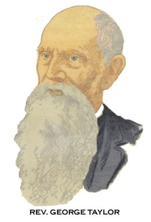 Sketch of Rev. George C. Taylor from newspaper obituary.